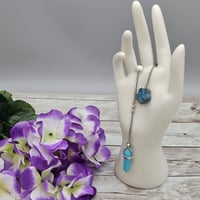 Image 1 of Blue Flower Pendulum