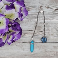 Image 3 of Blue Flower Pendulum