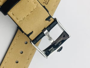 Image of ROLEX top quality 20mm genuine leather mens watch strap band Stainless Steel buckle,daytona