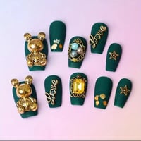 TEDDY BEAR ME DARK GREEN 