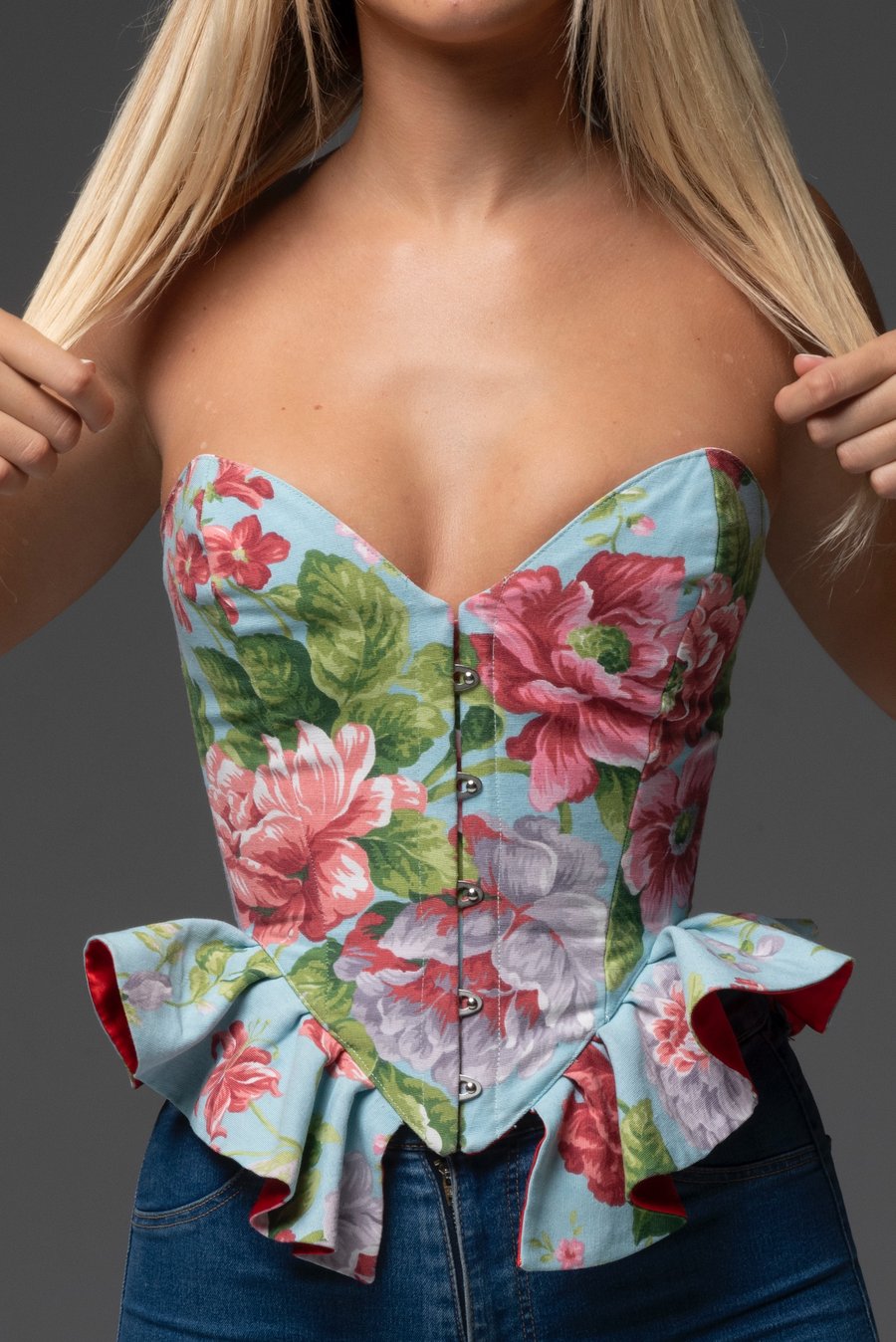 Image of CORSÉ ESTAMPADO FLORAL 