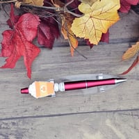 Image 3 of Pumpkin Spice Latte Beaded Pen 