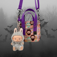 Image 2 of Little Monsters Canvas Mini Tote 