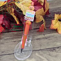 Image 1 of Triple Pumpkin Beaded Pen