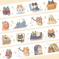 Image 1 of Cats Doing Cat Things - Washi Tape