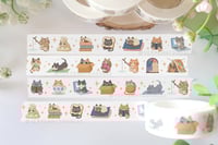 Image 2 of Cats Doing Cat Things - Washi Tape