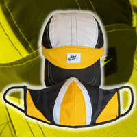 Image 4 of White/Yellow NIKE Tailwind hat 