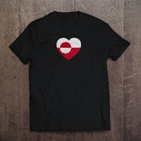 Image 1 of I ❤️ Greenland tee