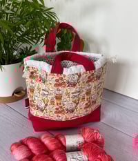 Image 3 of Sac à projets taille M, sans poche avant: Petite souris au potager