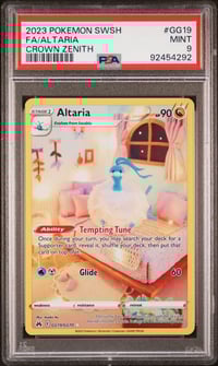 Image 1 of 2023 Pokemon Crown Zenith #GG19 Altaria • PSA 9 Mint