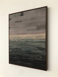 Image 2 of silk collage on panel (laguna)