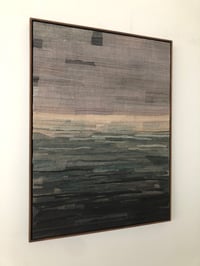 Image 4 of silk collage on panel (laguna)