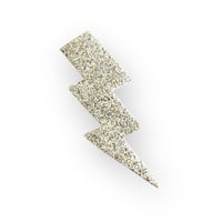 Image 1 of Broche éclair paillettes