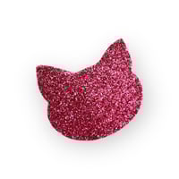 Image 1 of Broche chat paillettes