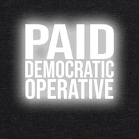 Image 3 of PAID DEMOCRATIC OPERATIVE reflective tee