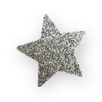 Image 1 of Broche étoile paillettes 