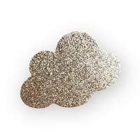 Image 1 of Broche nuage paillettes 