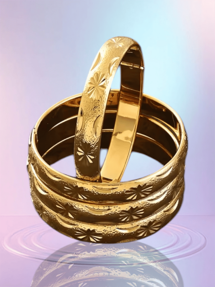 Image of 18K 1pc Baby open bangles 