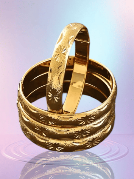 Image of 18K 1pc Baby open bangles 