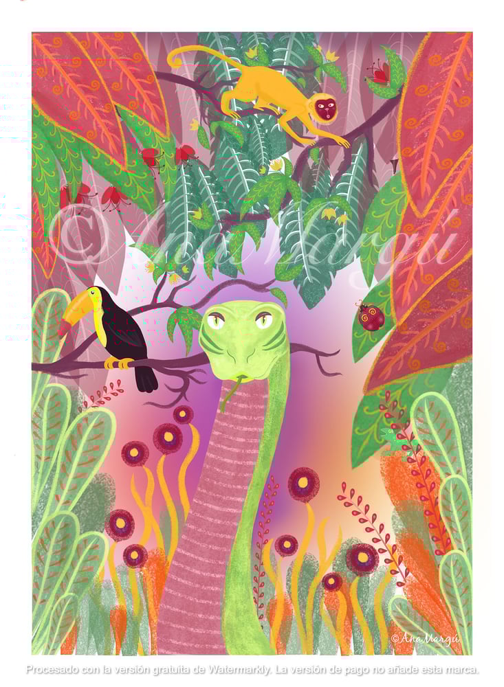 'Sola en la Jungla'  (Serie 'Animales sin Cuento')