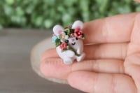 Image 1 of Flower Bun - Miniature Clay Desk Buddy