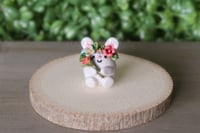 Image 2 of Flower Bun - Miniature Clay Desk Buddy