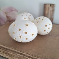 Image 4 of The Last White Set Hand-Decorated Easter Eggs