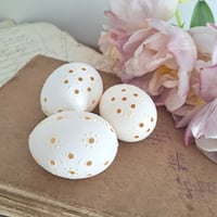 Image 1 of The Last White Set Hand-Decorated Easter Eggs