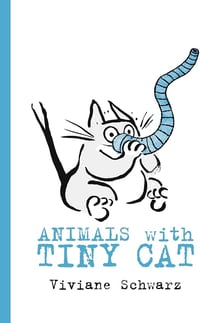 Animals With Tiny Cat - signed