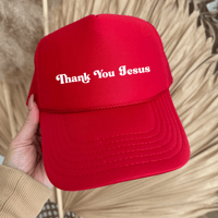 Image 1 of Thank You Jesus Trucker Hat