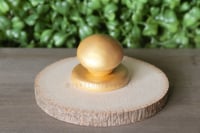 Image 2 of GOLDEN MUSHROOM (Limited Edition: Only 1) - Miniature Clay Desk Buddy