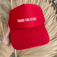 Image 2 of Thank You Jesus Trucker Hat