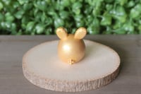 Image 2 of GOLDEN BUNNY (Limited Edition: Only 1) - Miniature Clay Desk Buddy