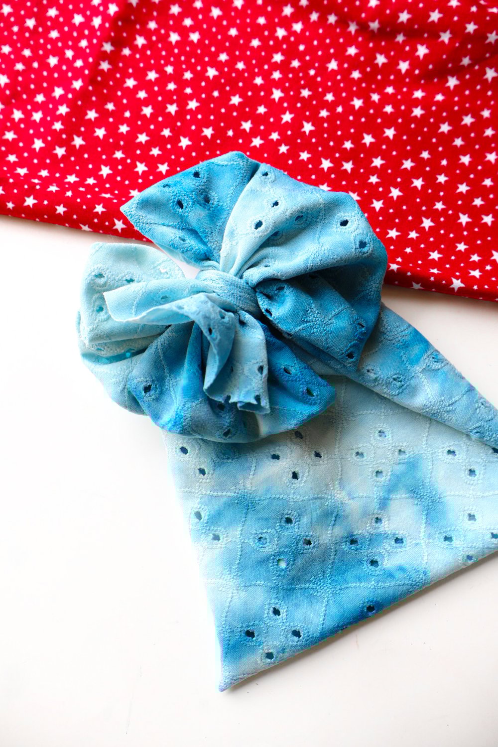 Image of WAVEY BLUE EYELET