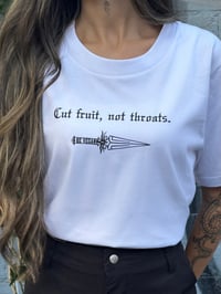 Image 3 of CUT FRUIT TEE - WHITE