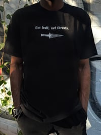 Image 4 of CUT FRUIT TEE - BLACK