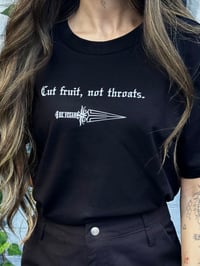 Image 3 of CUT FRUIT TEE - BLACK