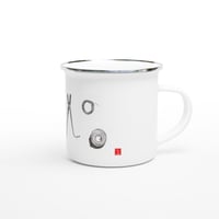 Image 3 of Tools study - Enamel 12 oz mug