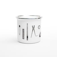 Image 1 of Tools study - Enamel 12 oz mug