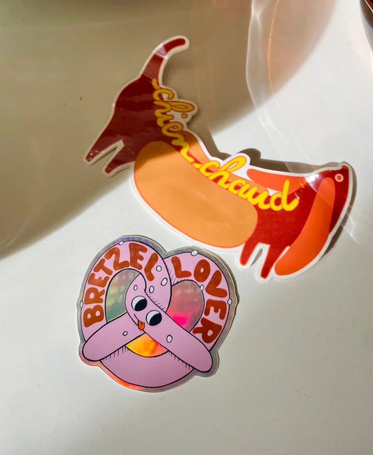 Image of STICKER - CHIEN CHAUD