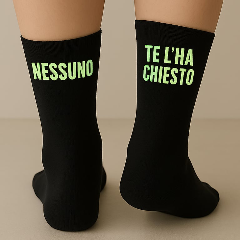 Giugizu Calze "Nessuno te l'ha chiesto" 