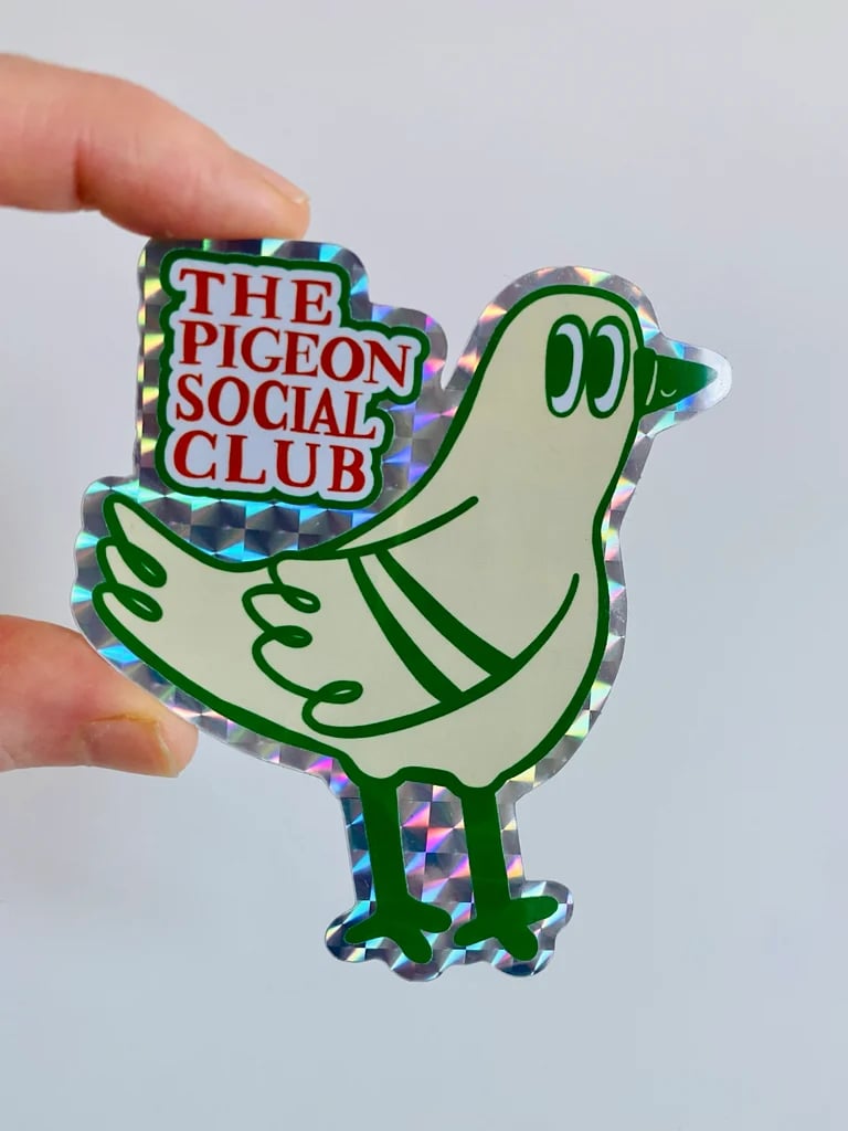 Image of STICKER - THE PIGEON SOCIAL CLUB