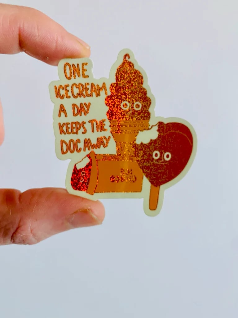 Image of STICKER - ONE ICE CREAM A DAY