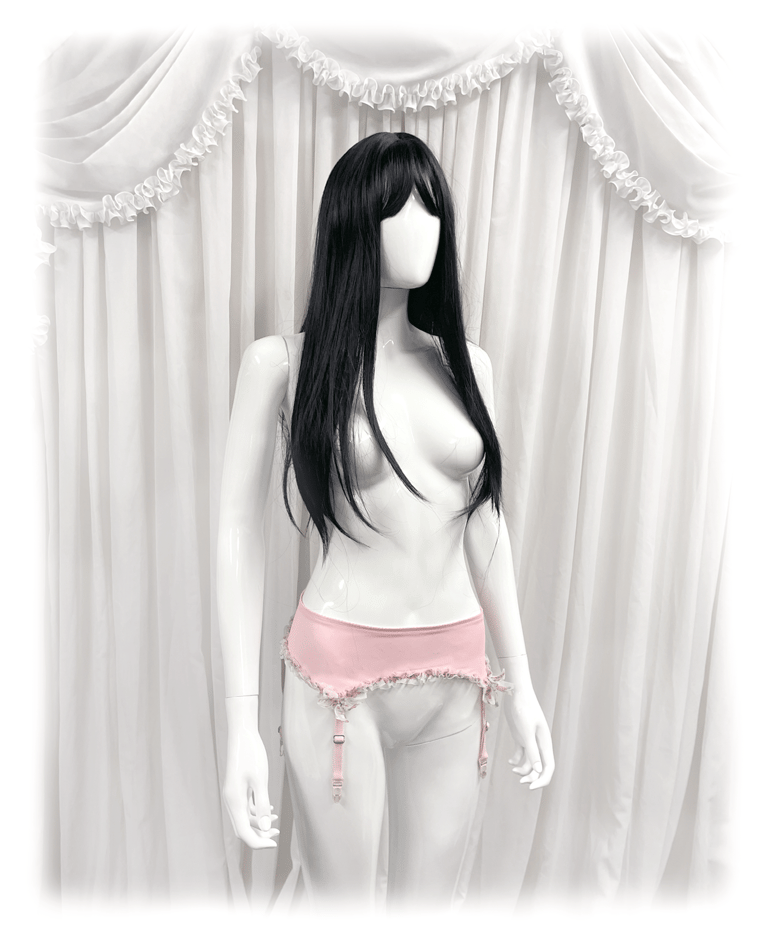 Fifi chachnil pink garter belt