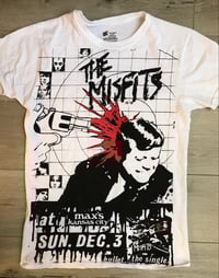 Image 2 of Misfits Max's Kansas City December 3rd Concert Poster T-Shirt (Reprint)