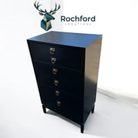Image 2 of Mid Century G Plan E Gomme Tall Boy Chest Of Drawers