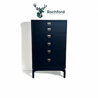 Image 3 of Mid Century G Plan E Gomme Tall Boy Chest Of Drawers