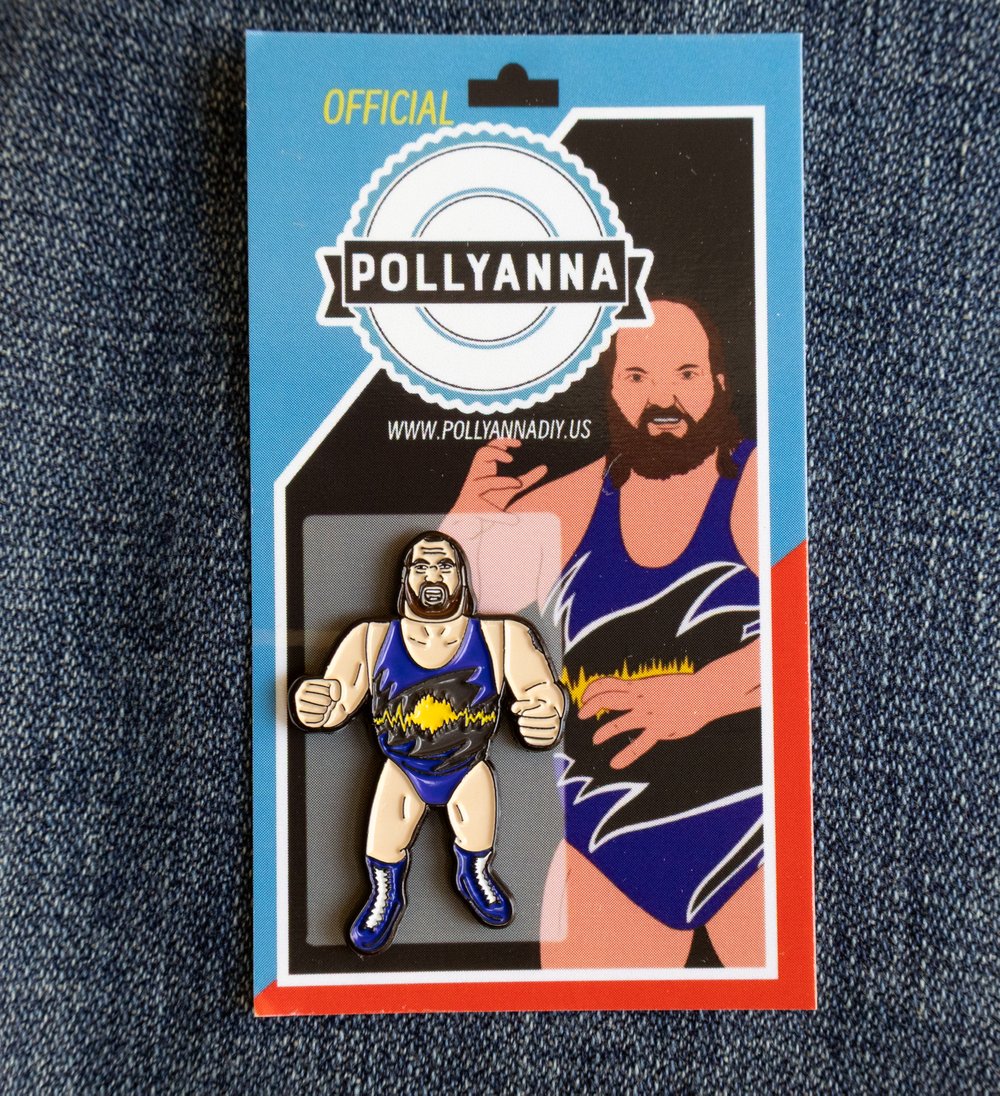 here's lookin' at you 1.5" enamel pin