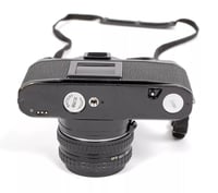 Image 8 of Pentax ME black 35mm SLR Film Camera with 50mm F1.7 SMC lens #0468