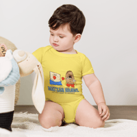 Image 3 of NEW! Matzah Brawl Onesie (4 Colors Available)